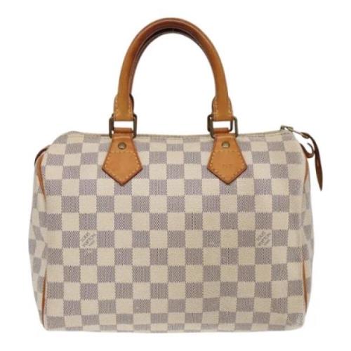 Pre-owned Canvas louis-vuitton-bags Louis Vuitton Vintage , White , Da...