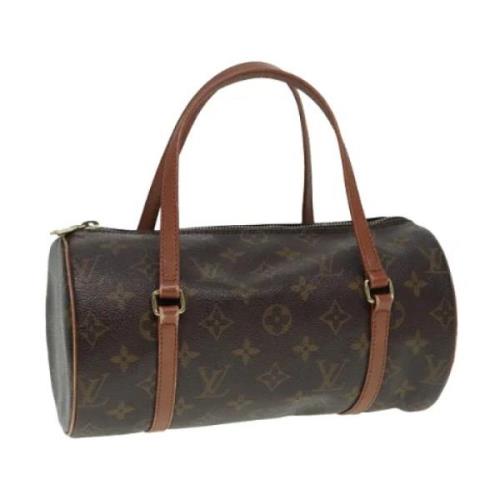 Pre-owned Canvas handbags Louis Vuitton Vintage , Brown , Dames