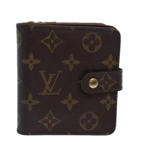 Pre-owned Canvas wallets Louis Vuitton Vintage , Brown , Dames