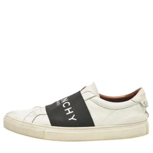 Pre-owned Leather sneakers Givenchy Pre-owned , White , Heren