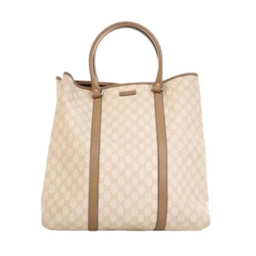 Pre-owned Coated canvas gucci-bags Gucci Vintage , Beige , Dames