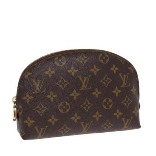 Pre-owned Canvas pouches Louis Vuitton Vintage , Brown , Dames