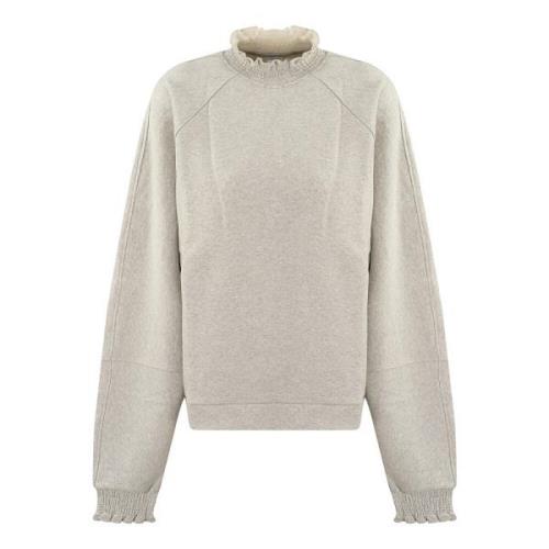 Heren Ruffle Gebreide Sweatshirt Random Identities , Gray , Dames