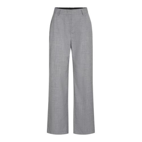 Elegante Grijze Noma Broek Heartmade , Gray , Dames