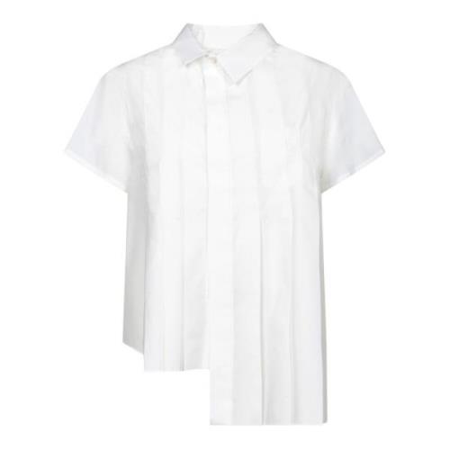 Witte T-shirts & Polo's voor vrouwen Sacai , White , Dames