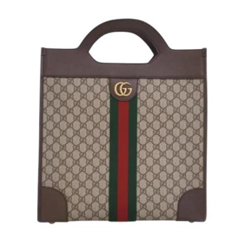 Pre-owned Coated canvas gucci-bags Gucci Vintage , Brown , Dames