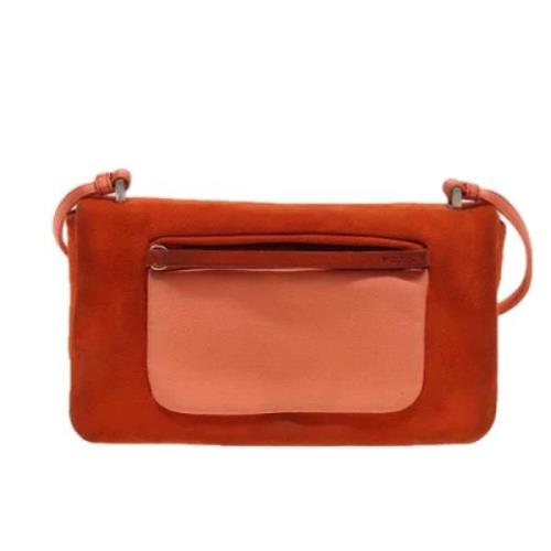 Pre-owned Suede prada-bags Prada Vintage , Orange , Dames