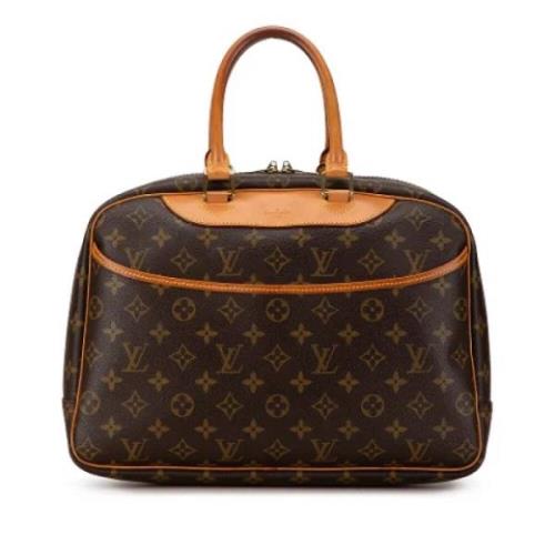 Pre-owned Canvas handbags Louis Vuitton Vintage , Brown , Dames