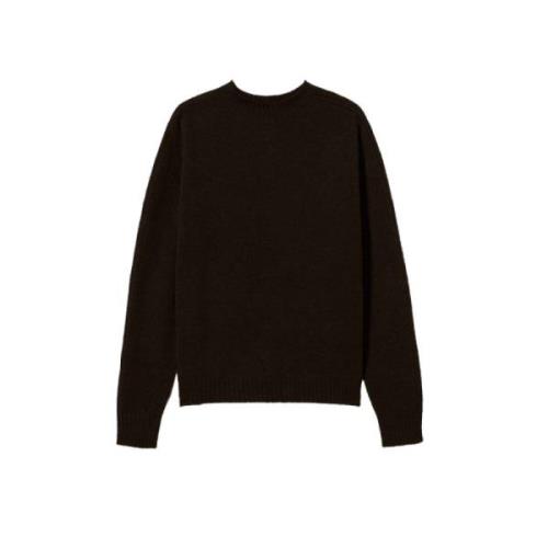 Kasjmier Koffie Chocolade Sweater Twinset , Brown , Dames