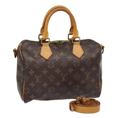 Pre-owned Canvas handbags Louis Vuitton Vintage , Brown , Dames