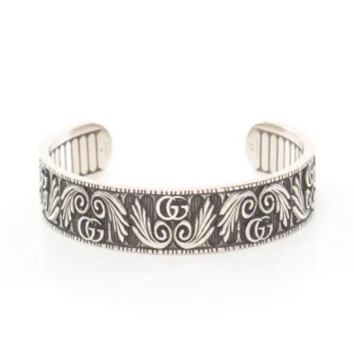 Pre-owned Silver bracelets Gucci Vintage , Gray , Dames