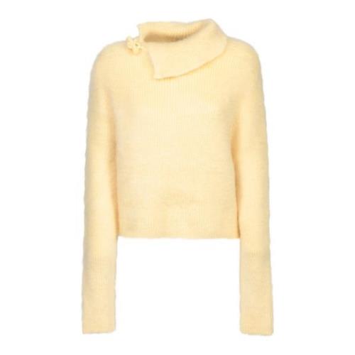 Gele Gebreide Kleding Aw24 Jacquemus , Yellow , Dames