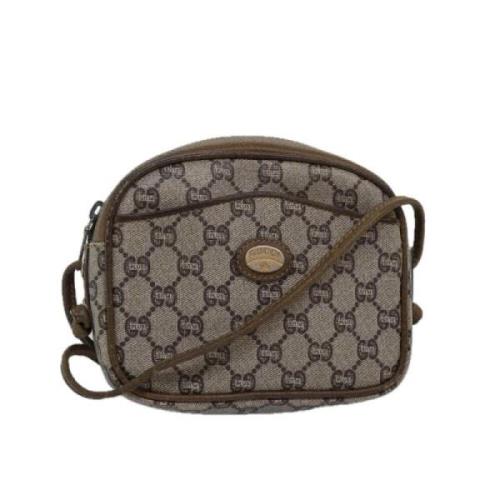 Pre-owned Plastic gucci-bags Gucci Vintage , Beige , Dames