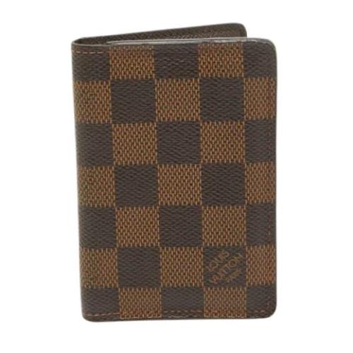 Pre-owned Coated canvas wallets Louis Vuitton Vintage , Brown , Dames