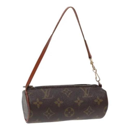 Pre-owned Canvas handbags Louis Vuitton Vintage , Brown , Dames