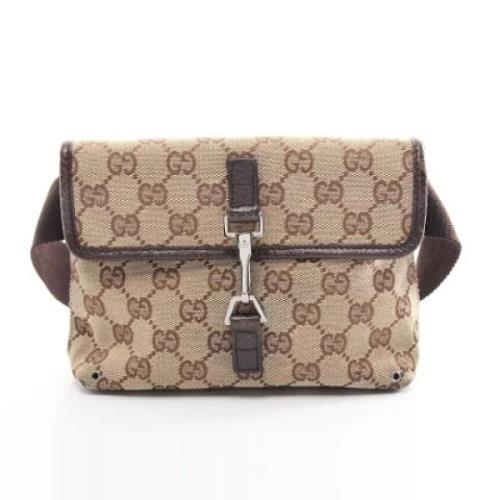 Pre-owned Leather gucci-bags Gucci Vintage , Beige , Dames