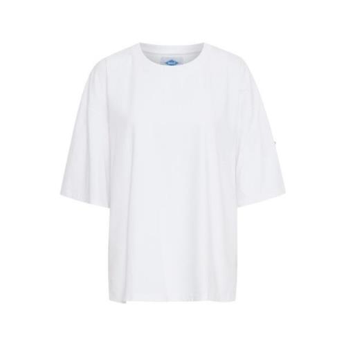 Sporty Oversize T-Shirt Blanc De Blanc Ball , White , Dames