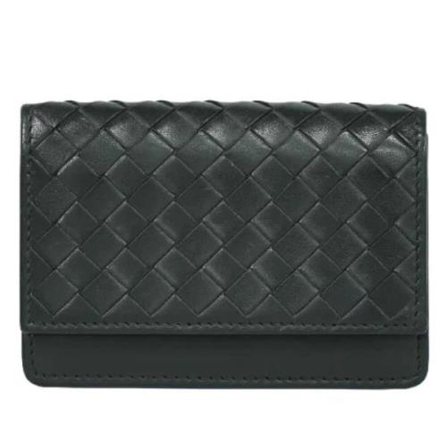 Pre-owned Leather wallets Bottega Veneta Vintage , Black , Dames