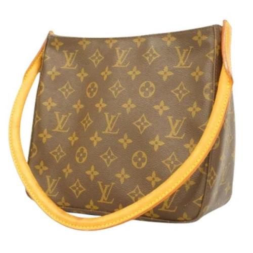 Pre-owned Canvas louis-vuitton-bags Louis Vuitton Vintage , Brown , Da...