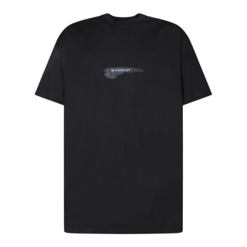 Zwarte T-shirts & Polos Aw24 Givenchy , Black , Heren