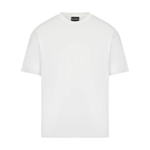 Korte Mouw T-Shirt Emporio Armani , White , Heren