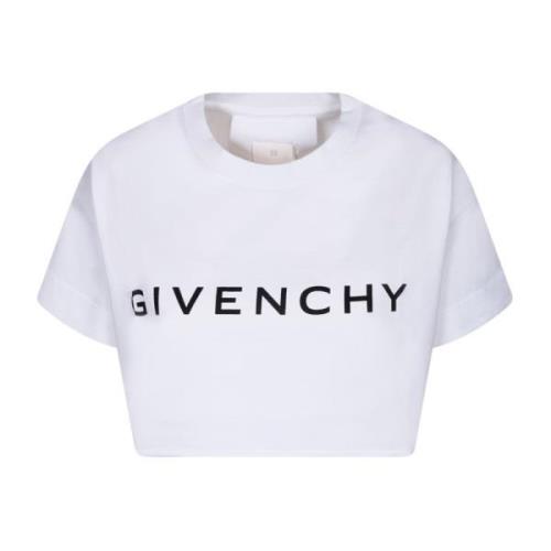 Witte T-shirts & Polos Aw24 Givenchy , White , Dames