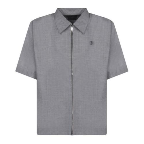 Luxe Grijze Shirts voor Mannen Givenchy , Gray , Heren