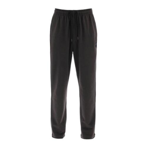 Joggers met vervaagd effect en flock-logo Isabel Marant , Black , Here...