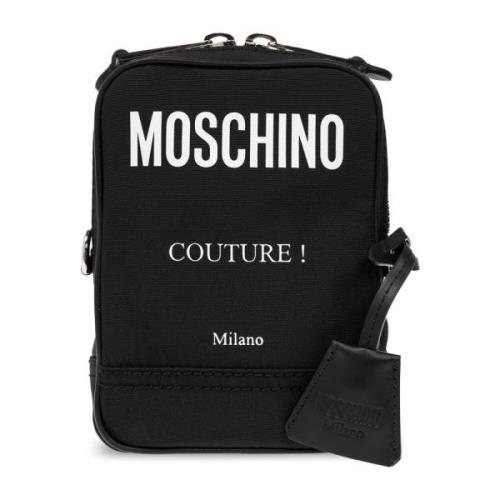 Schoudertas Moschino , Black , Heren