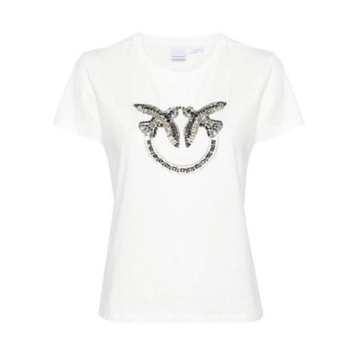 Wit T-shirt voor vrouwen Pinko , White , Dames