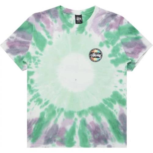 Reggae Dot Tie Dye Tee Groen Stüssy , Multicolor , Heren