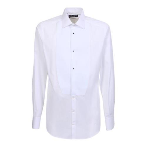 Klassieke Op Maat Gemaakte Witte Overhemd Dolce & Gabbana , White , He...