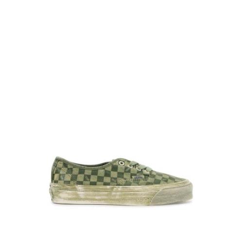 Dip Dye Checkerboard Authentic Reissue Sneakers Vans , Green , Heren