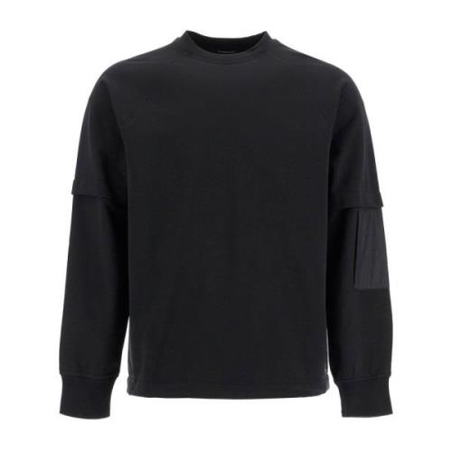 Raglan Metropolis Sweatshirt met Verborgen Zakken C.p. Company , Black...