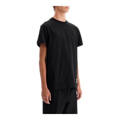 3-Pack Katoenen T-shirts Jil Sander , Black , Heren