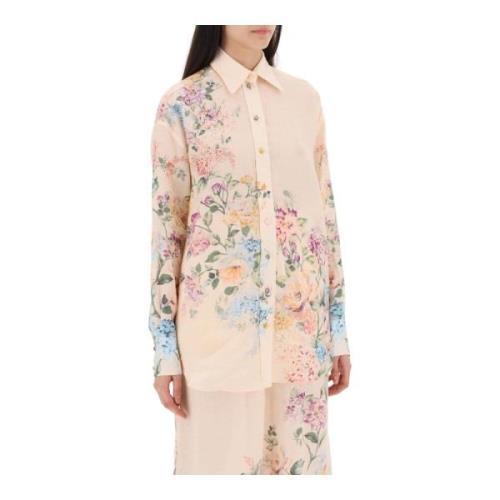 Bloemen Halliday Shirt Zimmermann , Multicolor , Dames