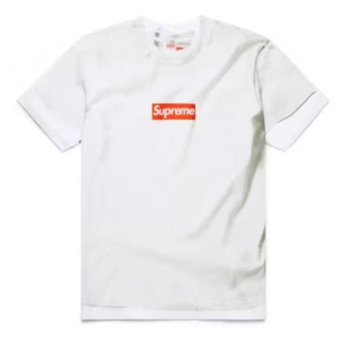 Witte Box Logo Tee MM6 Maison Margiela Supreme , White , Heren