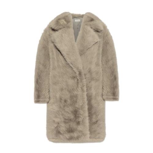 Faux fur Manico Sportmax , Gray , Dames