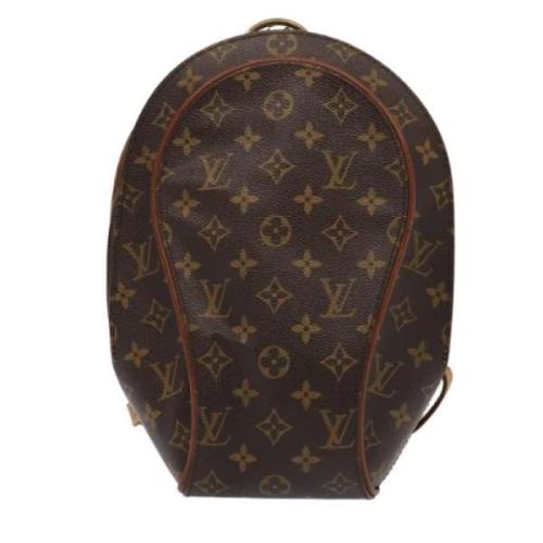 Pre-owned Canvas backpacks Louis Vuitton Vintage , Brown , Dames