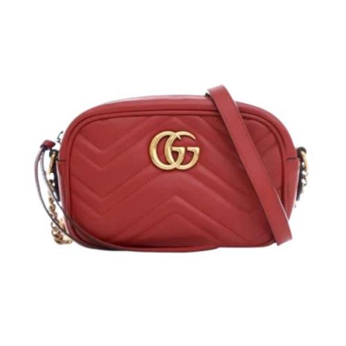 Pre-owned Leather gucci-bags Gucci Vintage , Red , Dames