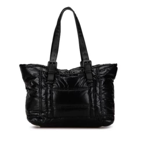 Pre-owned Nylon totes Bottega Veneta Vintage , Black , Dames