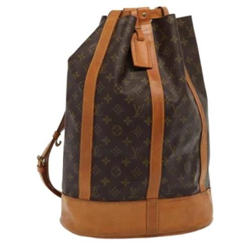 Pre-owned Canvas shoulder-bags Louis Vuitton Vintage , Brown , Dames