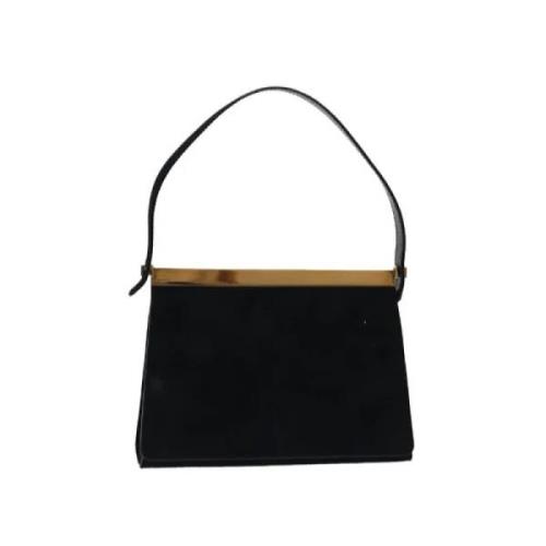 Pre-owned Suede gucci-bags Gucci Vintage , Black , Dames