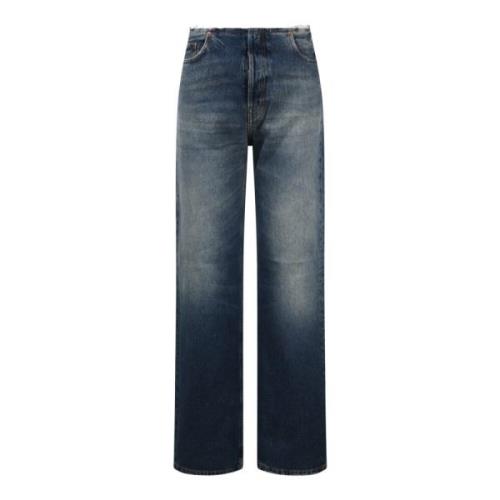 Blauwe Wide Leg Jeans Haikure , Blue , Dames