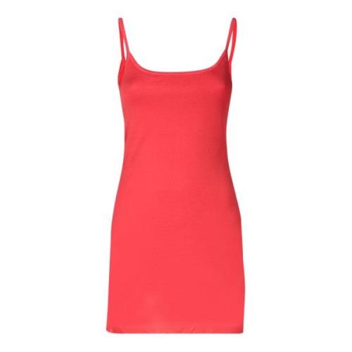 Rode Gebreide Mini Jurk Aw24 Jacquemus , Red , Dames