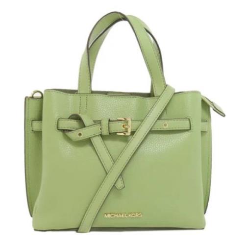 Pre-owned Leather handbags Michael Kors Pre-owned , Green , Dames