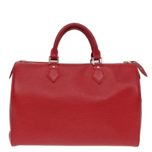 Pre-owned Leather louis-vuitton-bags Louis Vuitton Vintage , Red , Dam...