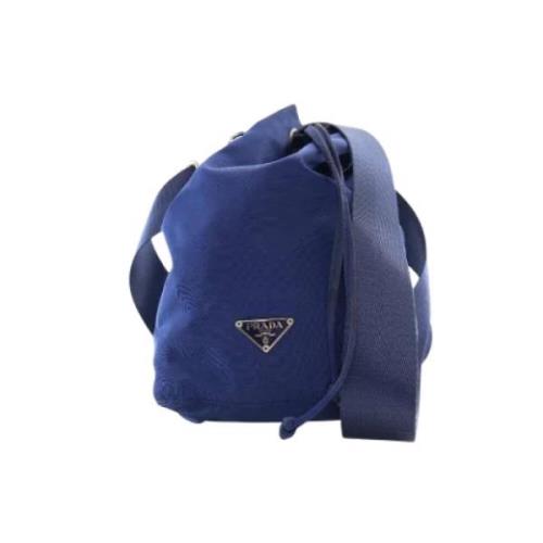 Pre-owned Nylon prada-bags Prada Vintage , Blue , Dames