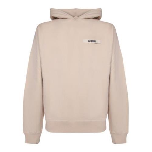 Beige Sweatshirt Stijlvol Comfortabel Aw24 Jacquemus , Beige , Heren