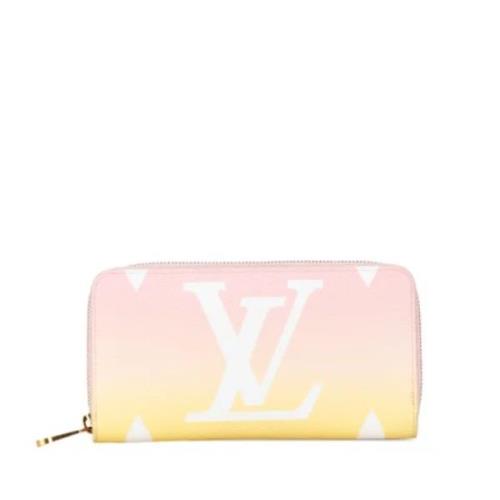 Pre-owned Canvas wallets Louis Vuitton Vintage , Pink , Dames